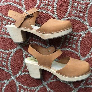 Lotta From Stockholm Highwood Leather Clogs
